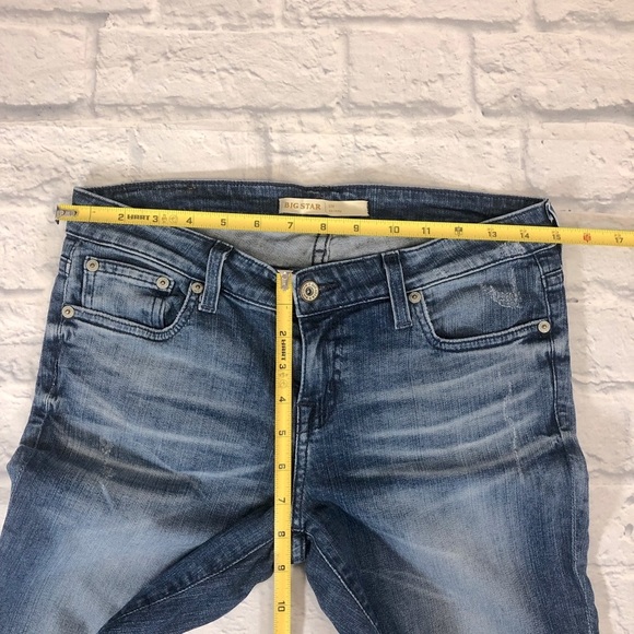Big Star Liv Skinny Jeans Stretchy Medium wash denim Size 28R - Picture 10 of 11